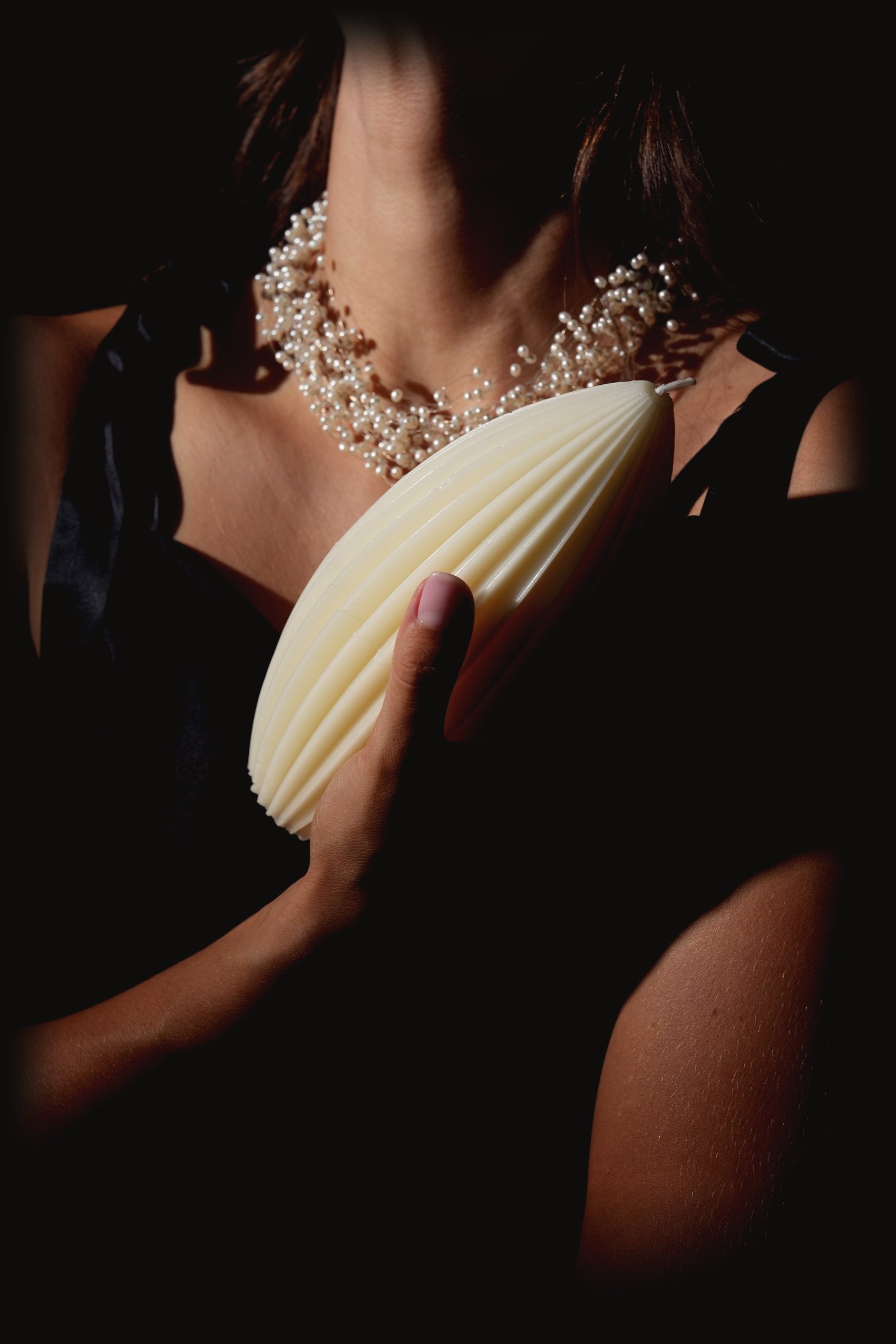 A Yvette creation, held close