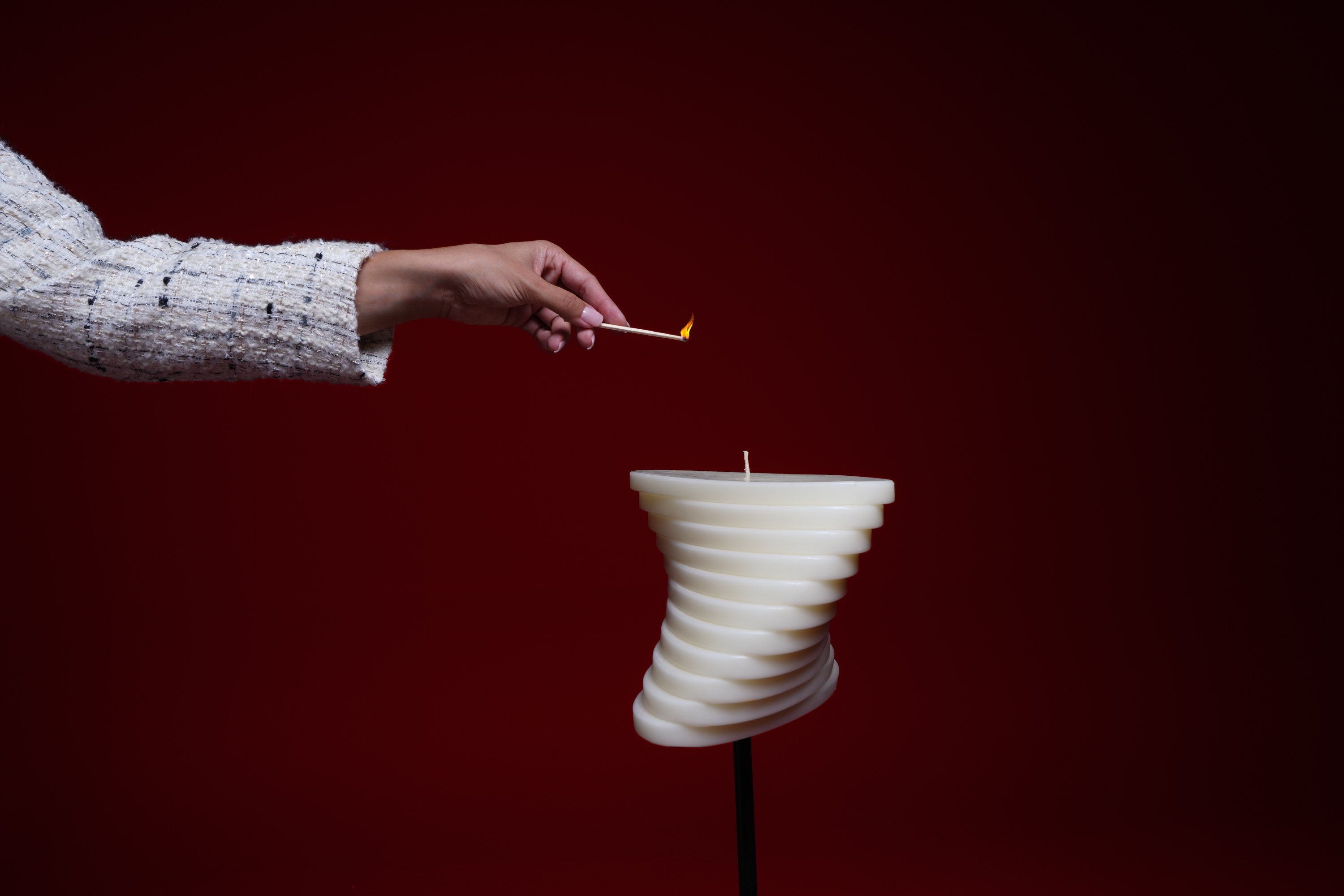 Lighting a Yvette creation